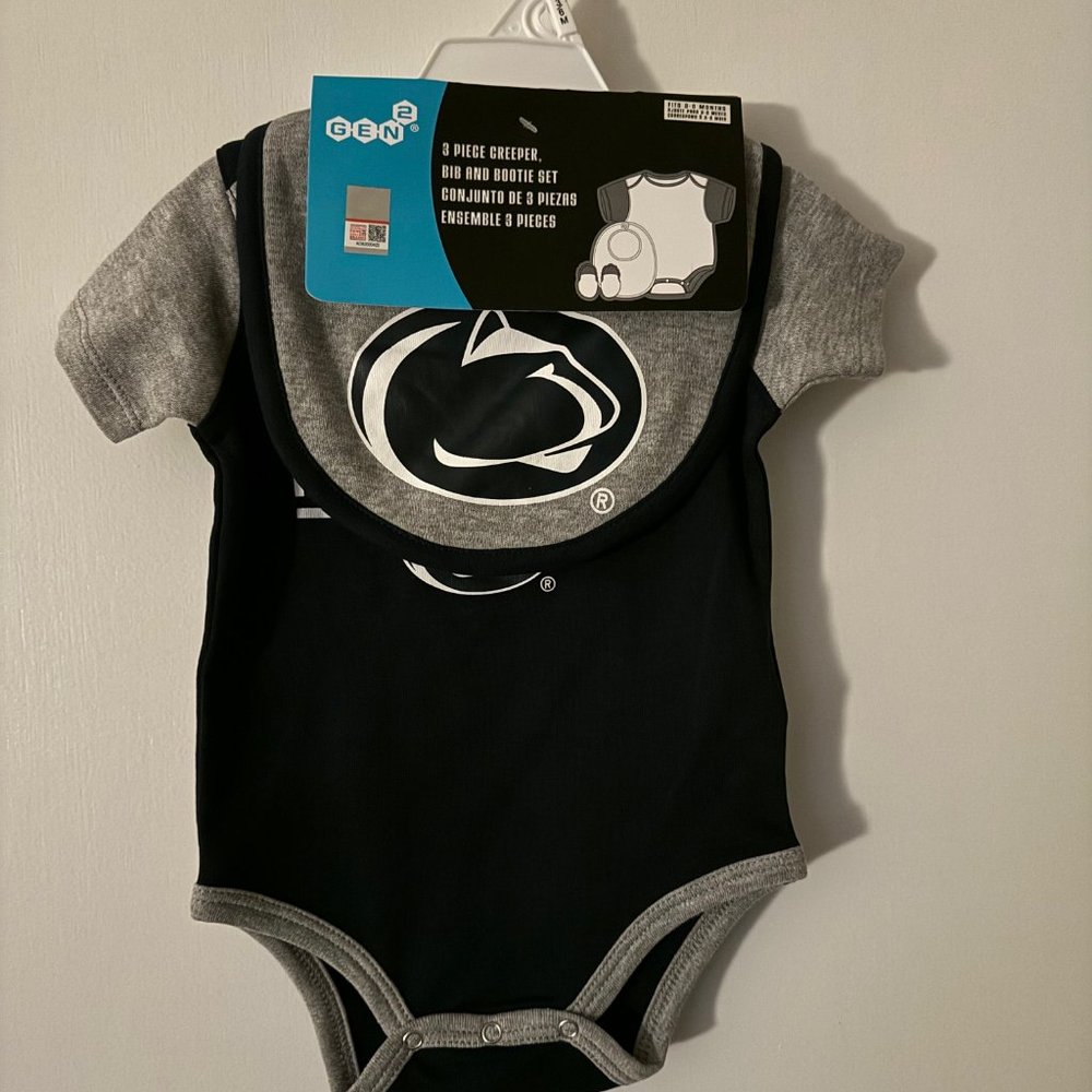 3 Piece - NEW WITH TAGS Penn State Baby Gear